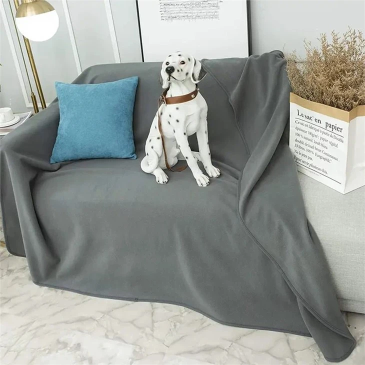 Customized 100% Polyester Polar Fleece Blanket