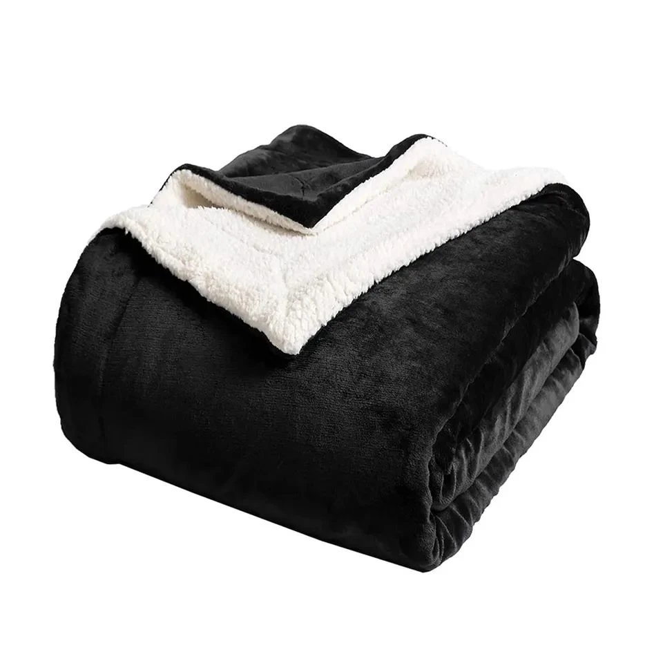 Manta Sherpa Negra