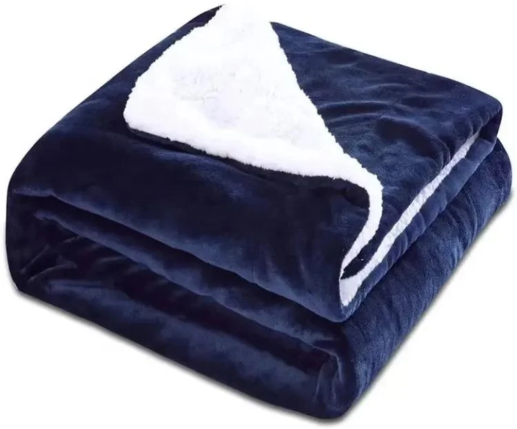 Manta blava Sherpa