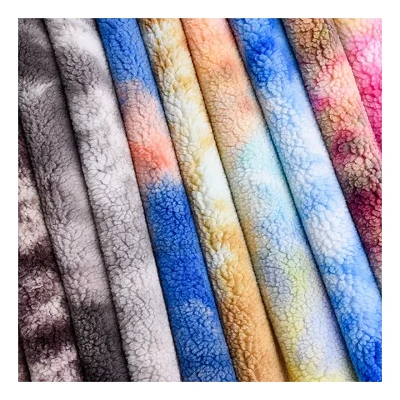 Partícules de tintura de colors Cashemere Fabric Sherpa