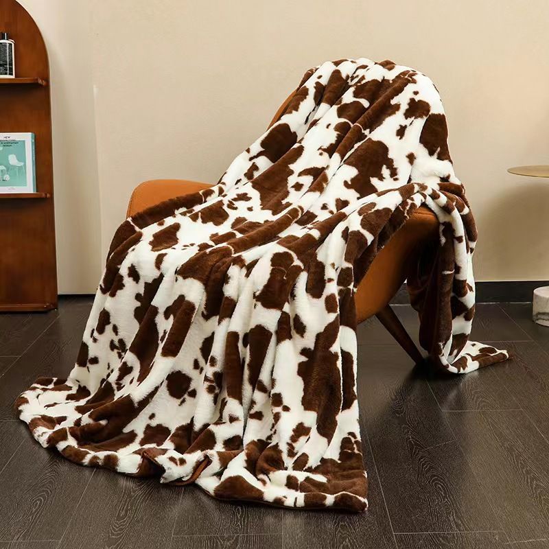 Manta estampada de vaca