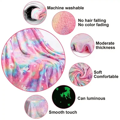 Custom Flannel Luminous Blanket Custom Flannel Luminous Blanket