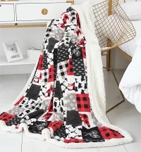 Double Layer Christmas Blanket Double Layer Christmas Blanket