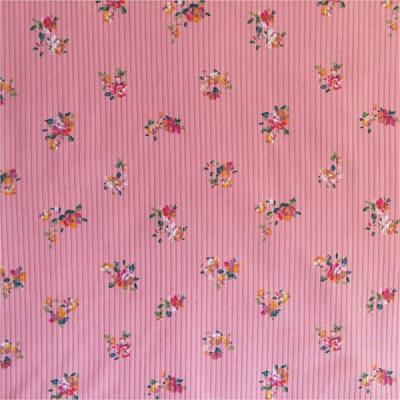 Jacquard Print Rib Fabric