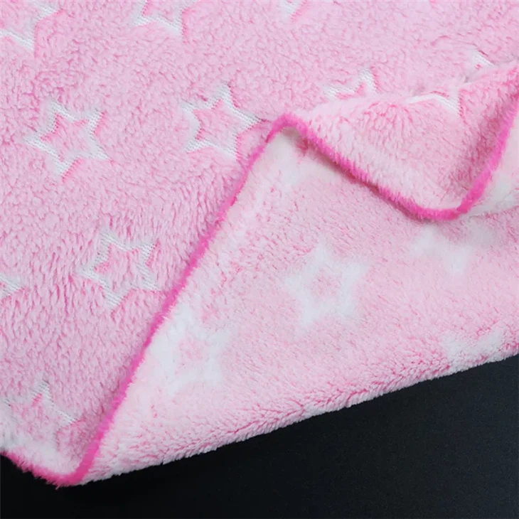 Multicolor Embossed Printed Flannel Coral Fleece quotation 