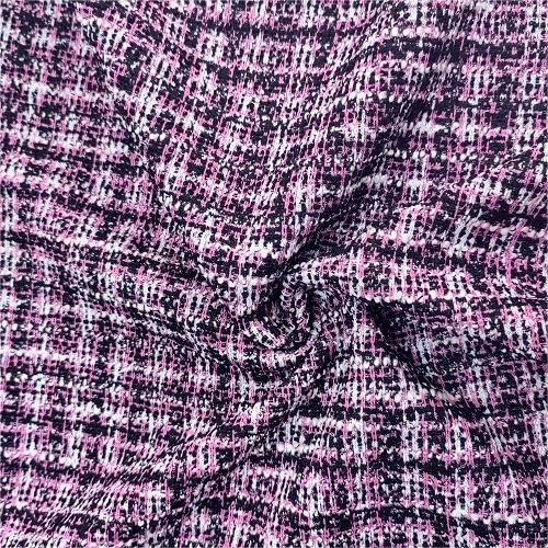 Tela Jacquard de punt a quadres