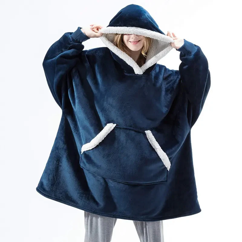 Manta amb caputxa polar