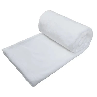 Manta polar blanca