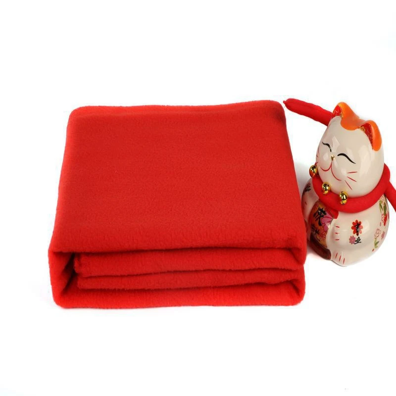 Teixit de cotó estampat sòlid Fleece Blanekt
