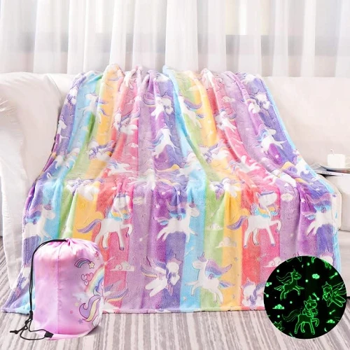 Unicorn Luminous Blanket