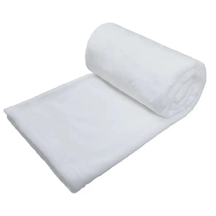 Manta polar blanca