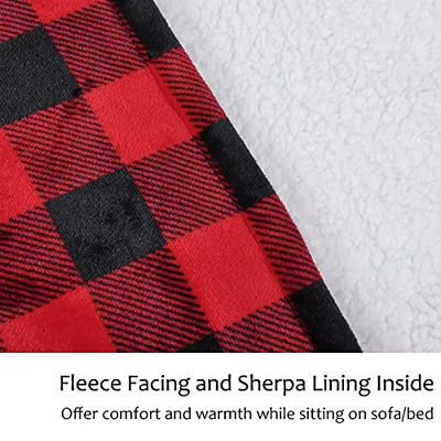 Plaid Hoodie Blanket