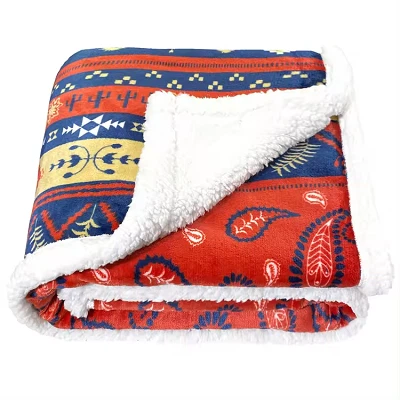 Impressió digital manta sherpa