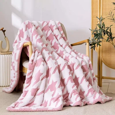 Imprimeix la manta sherpa hivernal