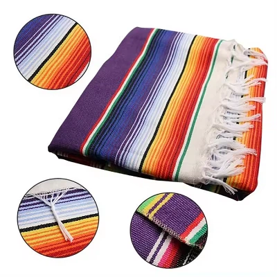 Travel Knitted Tassel Blanket